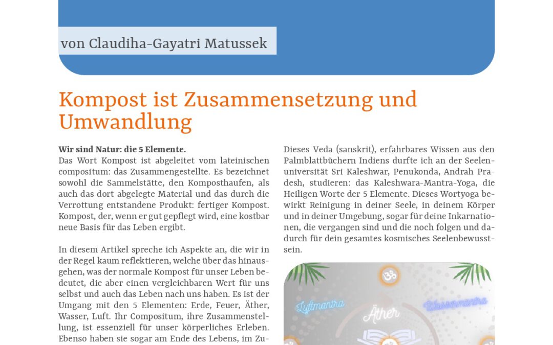 Kompost ist Zusammensetzung und Umwandlung
